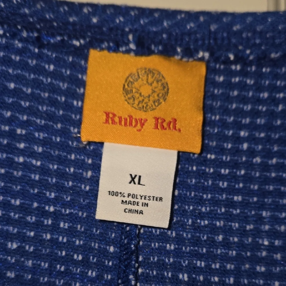 Ruby Rd. Royal Blue Knit Top - Picture 4 of 4